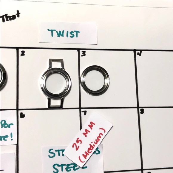 SS-#1. 20mm STAINLESS wrap bracelet living locket - Picture 4 of 8